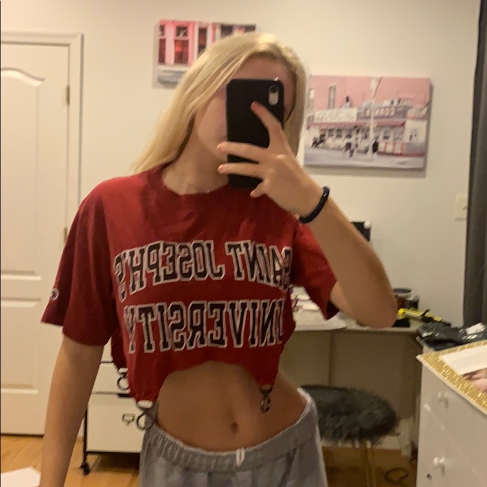 LF Champion Cropped Saint Johns University T-shirt
